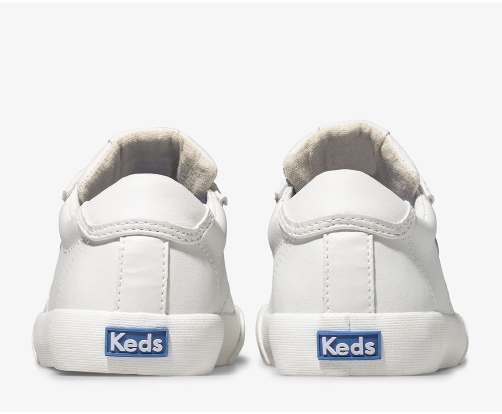 Keds Sneakers White - Crew Kick 75 Leather - Kids AYBIOD-827